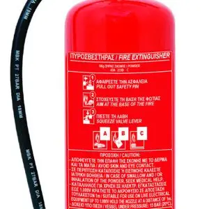 Stingator navalizat cu pulbere 6 kg (P6), SOLAS