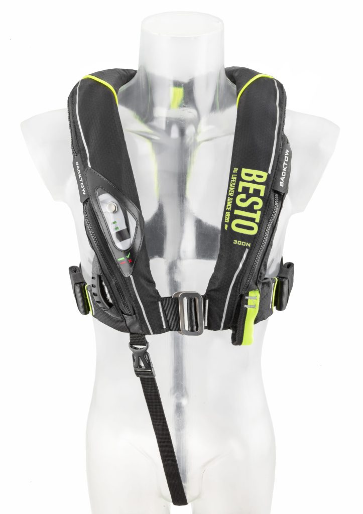 Vesta de salvare gonflabila Besto Ultimate Backtow 300N